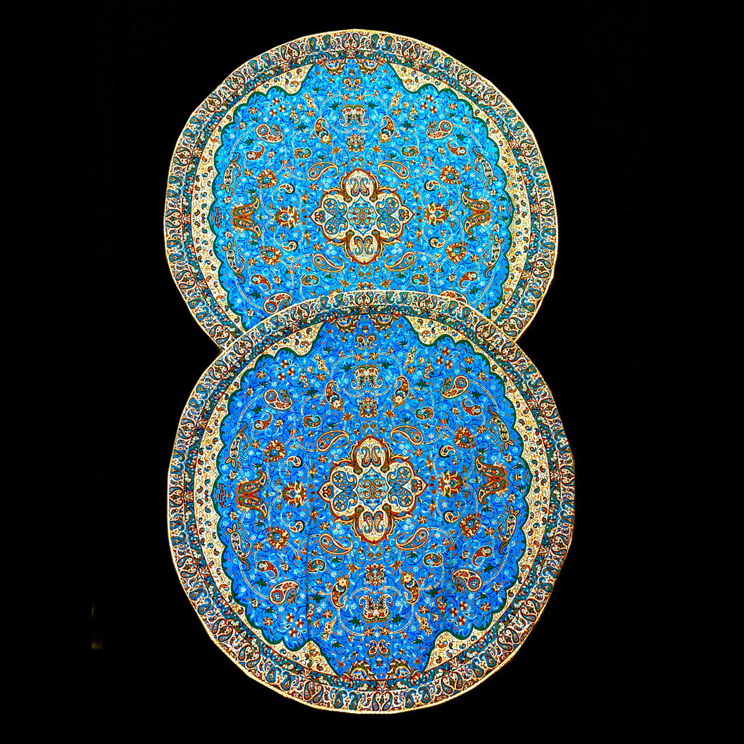 Handmade Small Round Termeh Tablecloths