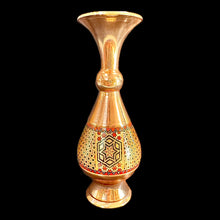 Load image into Gallery viewer, Handmade Inlaid On Copper Khatam Kari Vases
