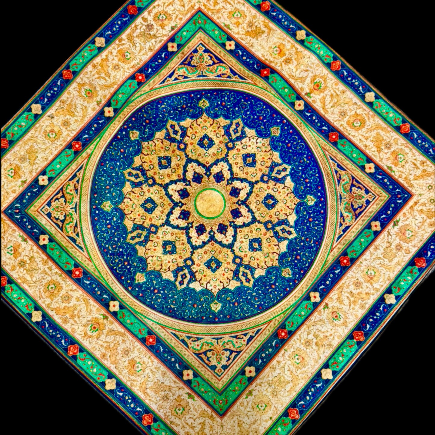 Farsi Calligraphy & Tile Design Persian Cushion Covers