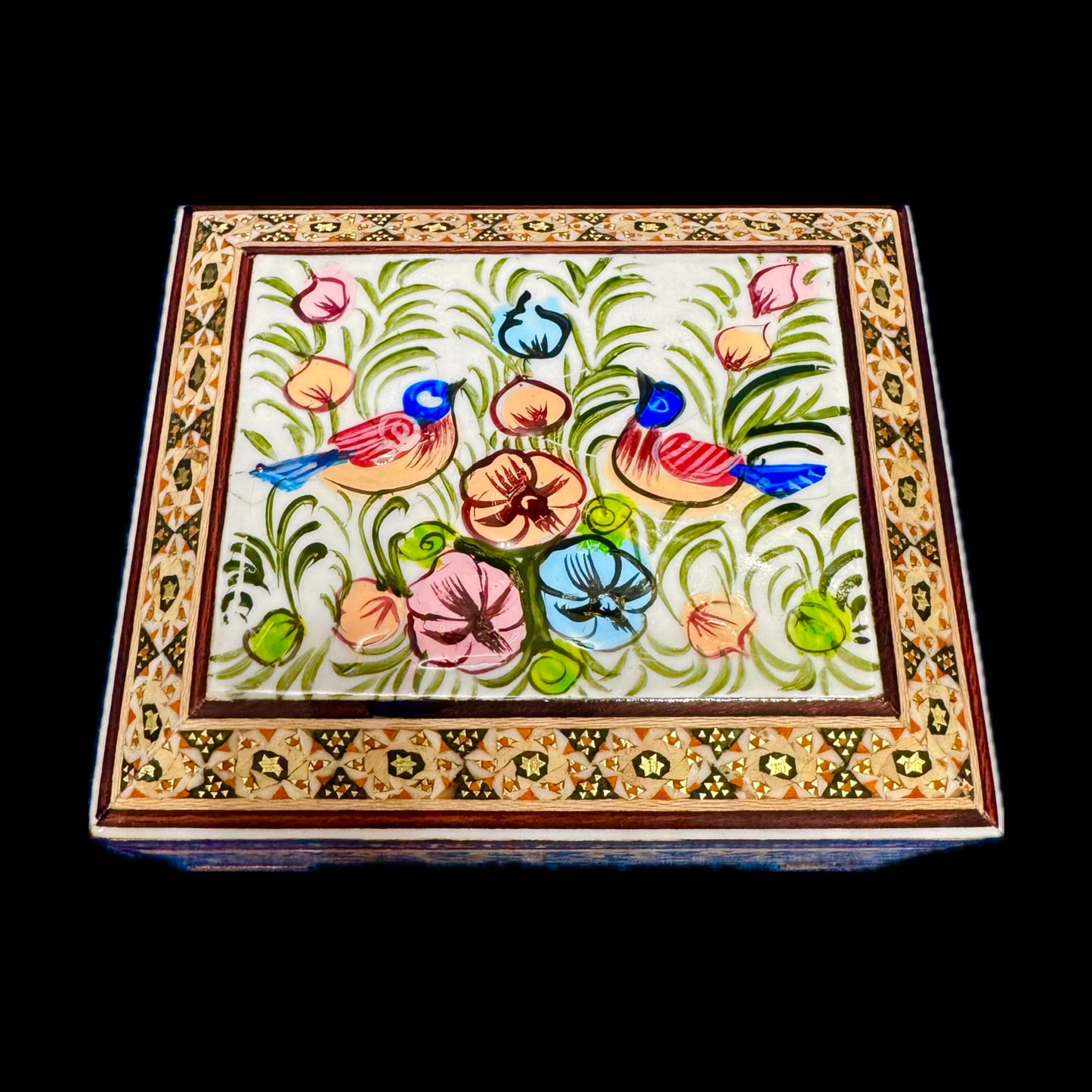 Handmade inlaid Khatam Kari boxes
