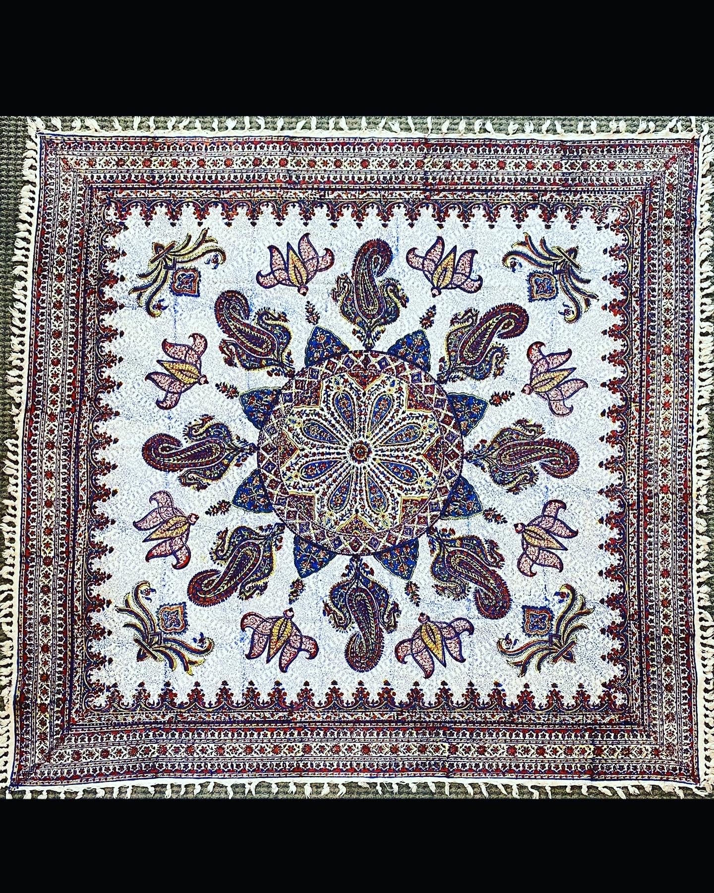 Square Ghalamkar Tablecloths