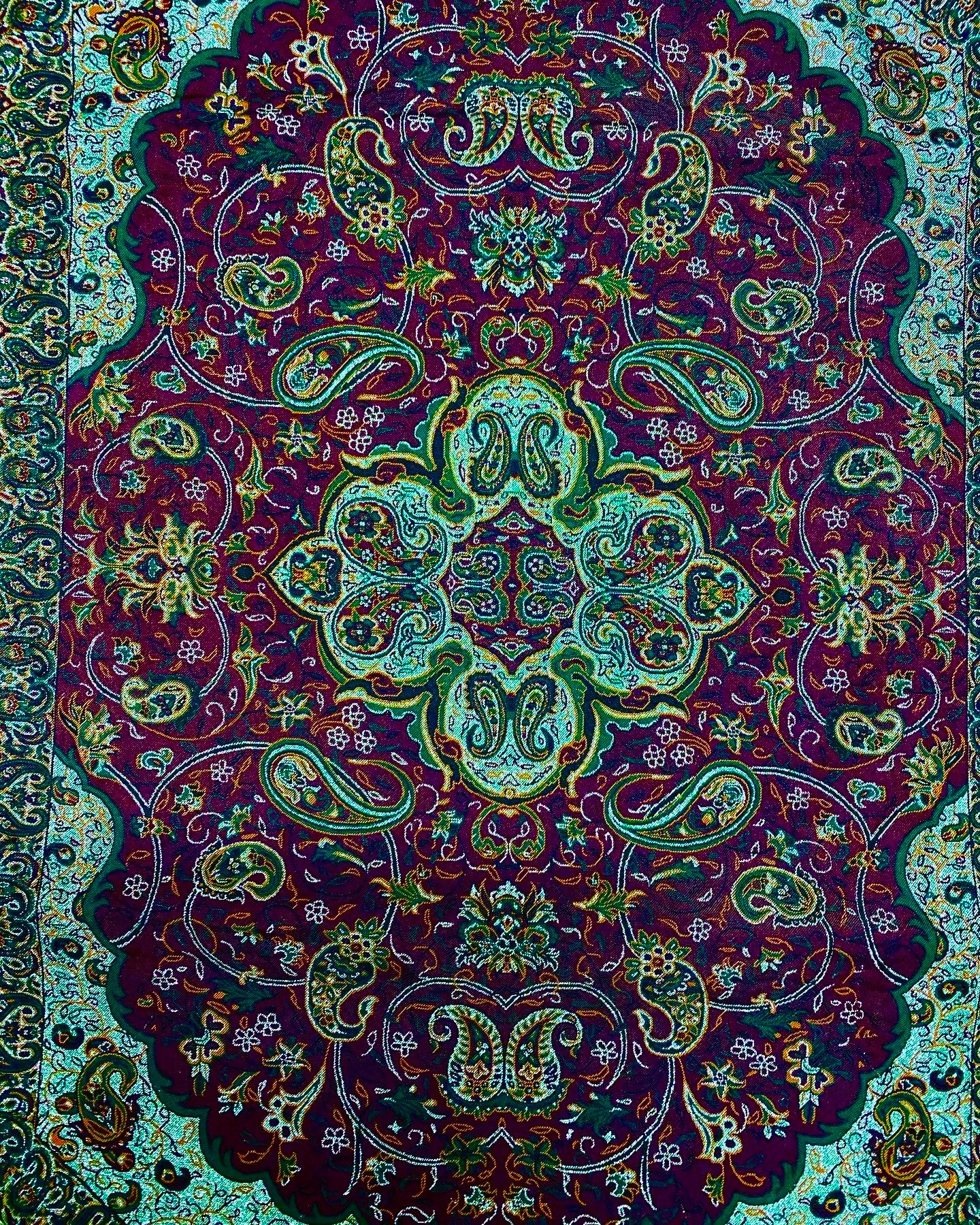 Handmade Termeh 3 Pieces Coffee Table Table Runner & Side Table Tablecloths