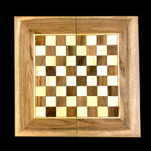 Load image into Gallery viewer, Handmade Walnut Wood Backgammon, Chess &amp; Checkers
