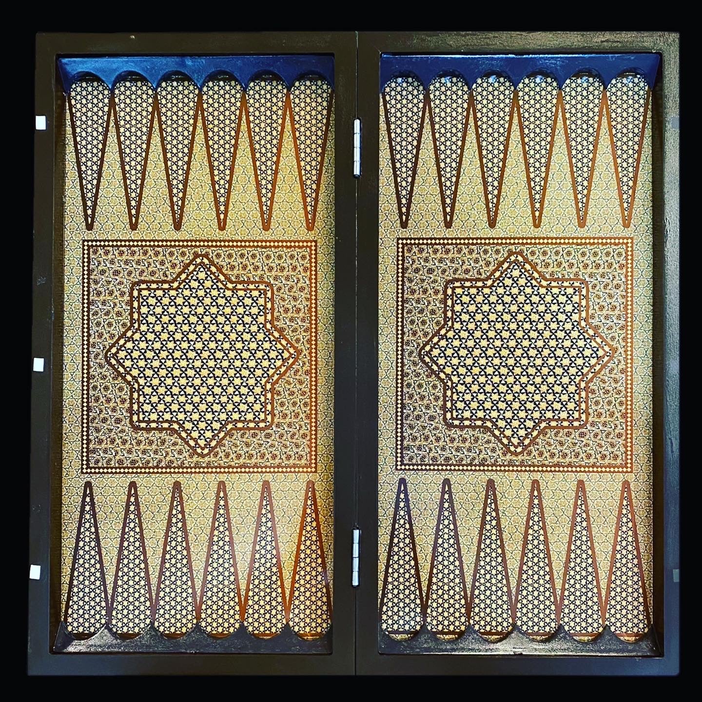 Handmade wooden backgammon,chess & checkers