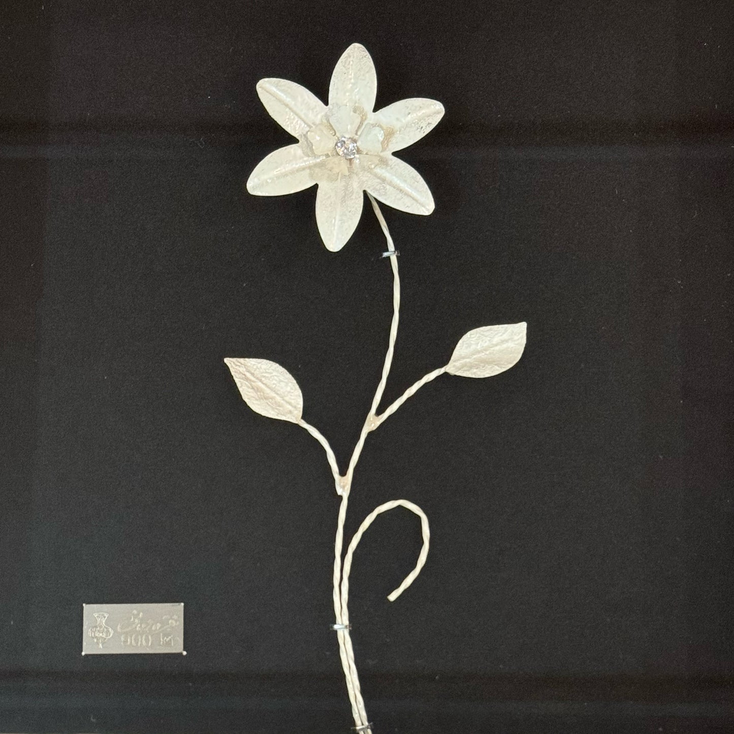 Handmade Filigree Silver Flower Frames