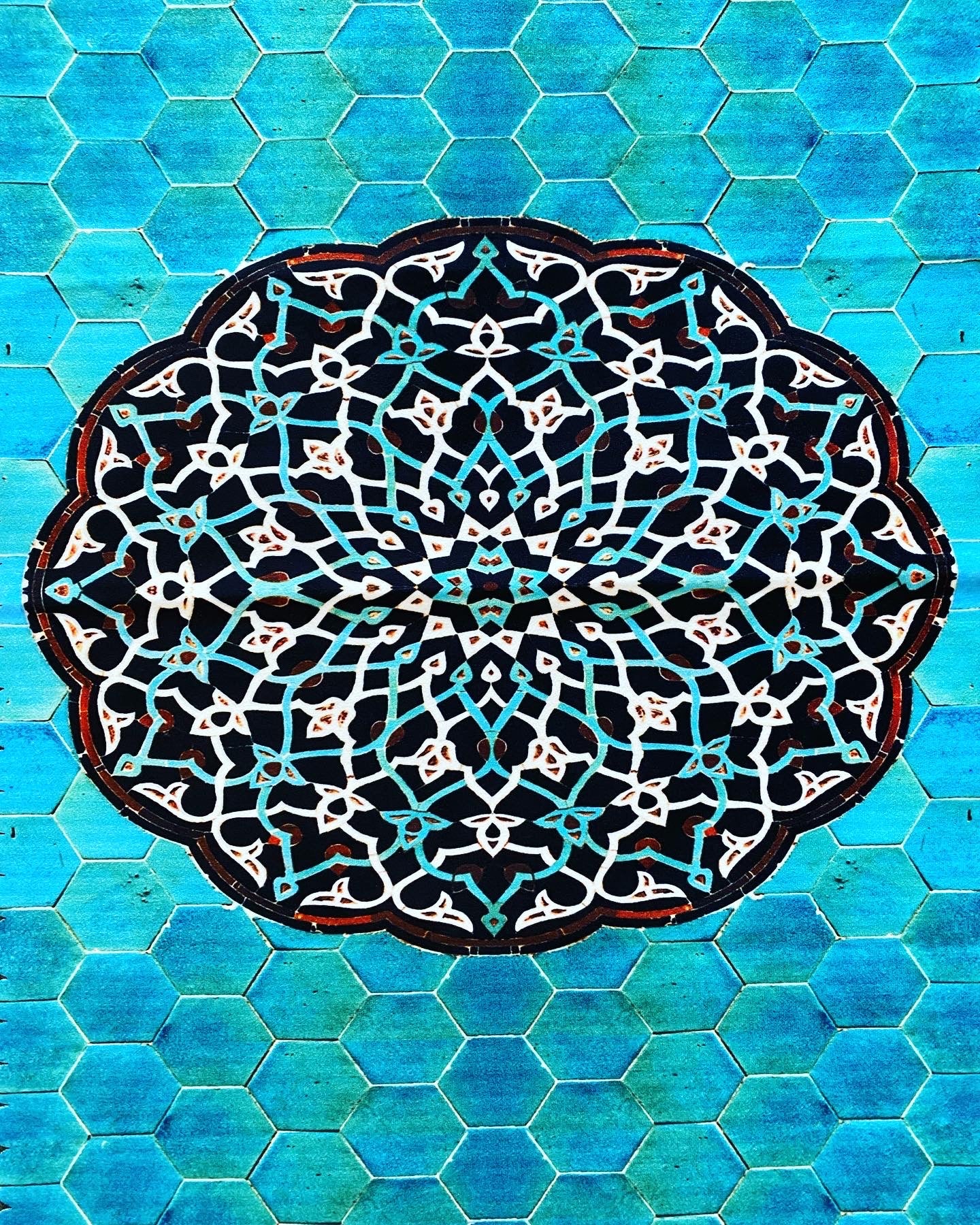 Farsi Calligraphy & Tile Design Persian Table Runners