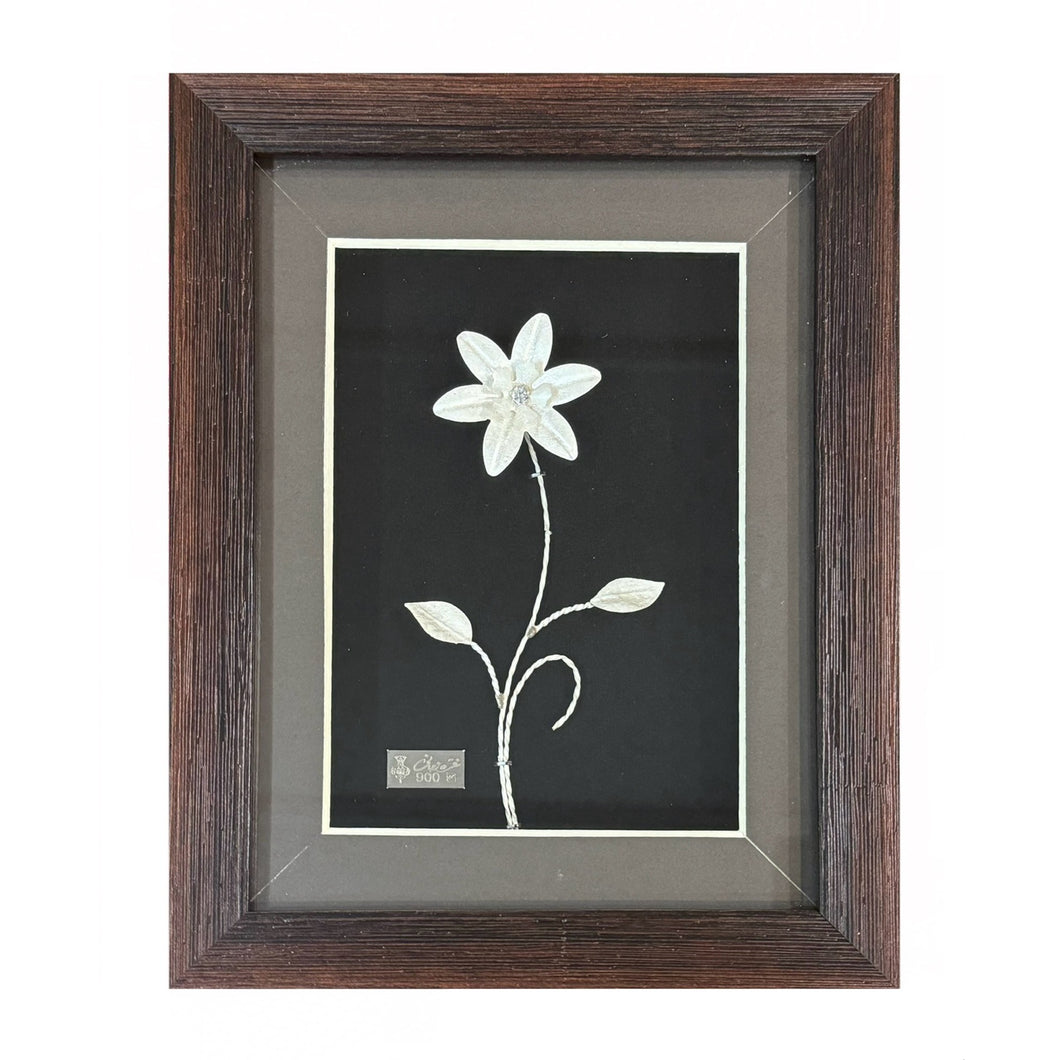 Handmade Filigree Silver Flower Frames