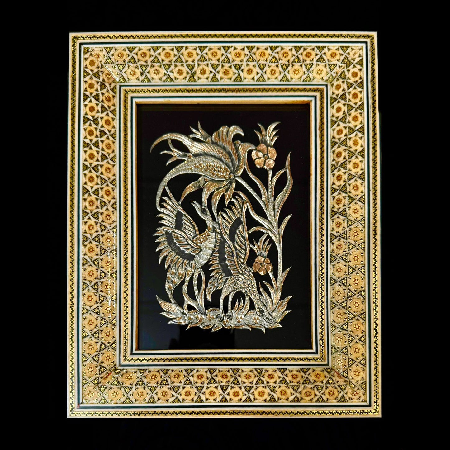 Handmade Inlaid Khatam Kari Wall Hanging Wall Art Frames