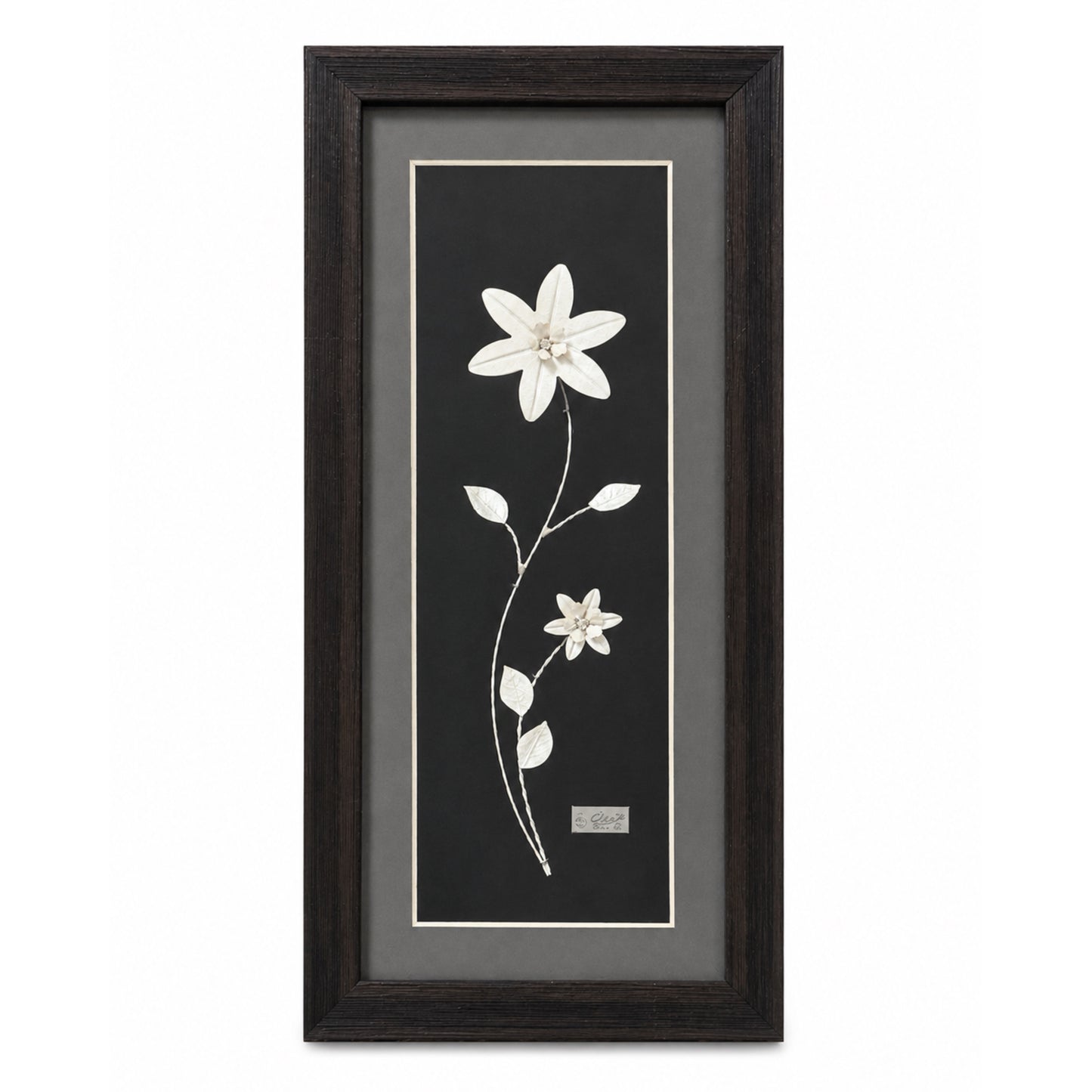 Handmade Filigree Silver Flower Frames