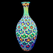Load image into Gallery viewer, Hand Painted Enamel On Clay Minakari Vases
