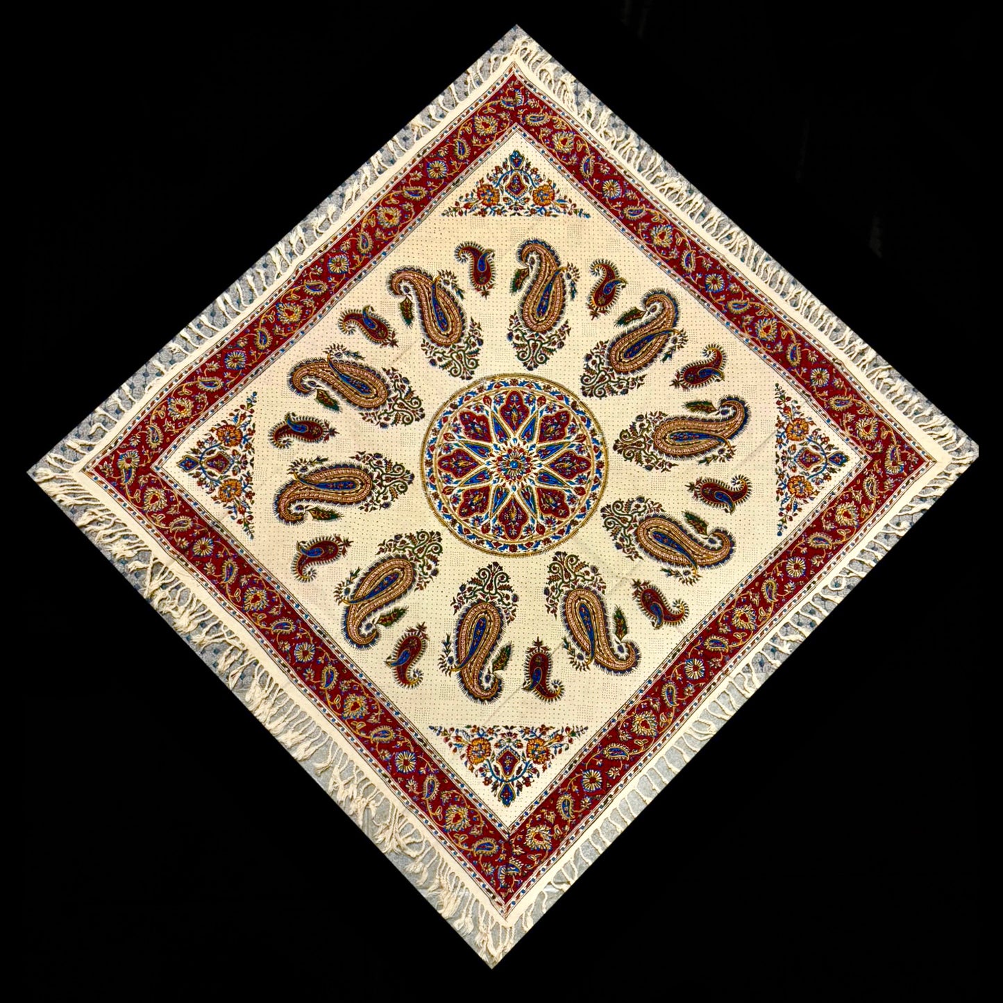 Square Ghalamkar Tablecloths