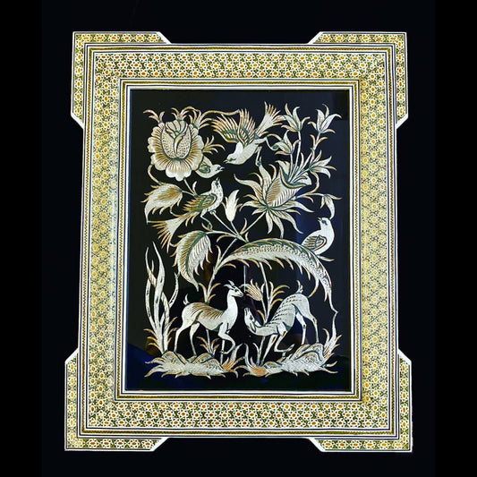 Handmade Inlaid Khatam Kari Wall Hanging Wall Art Frames