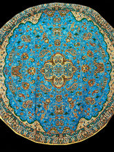 Load image into Gallery viewer, Handmade Small Round Termeh Tablecloths
