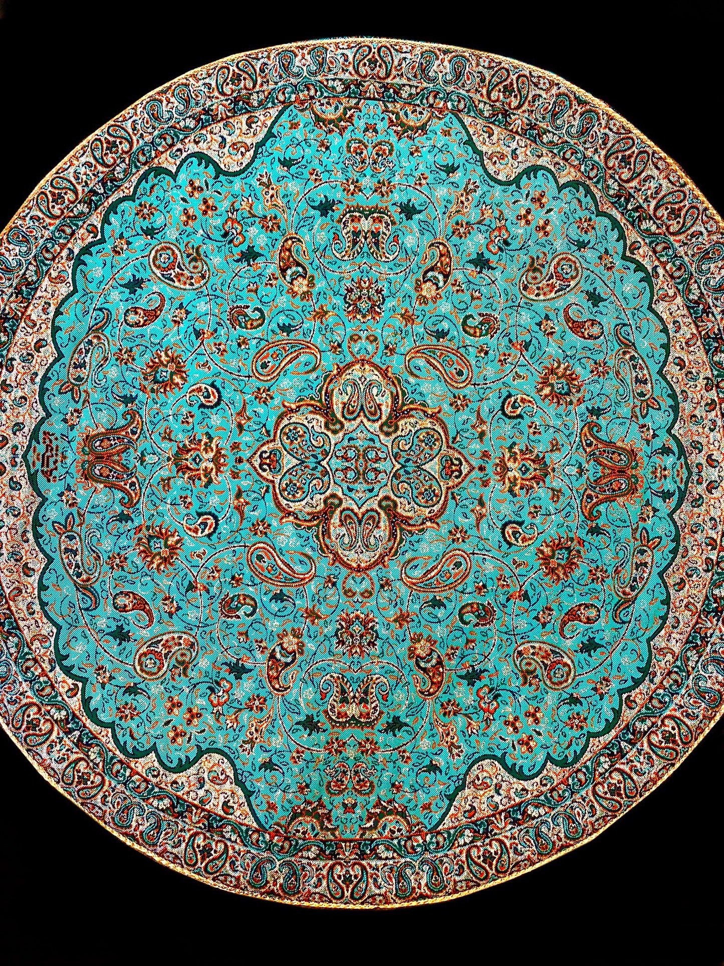 Handmade Small Round Termeh Tablecloths