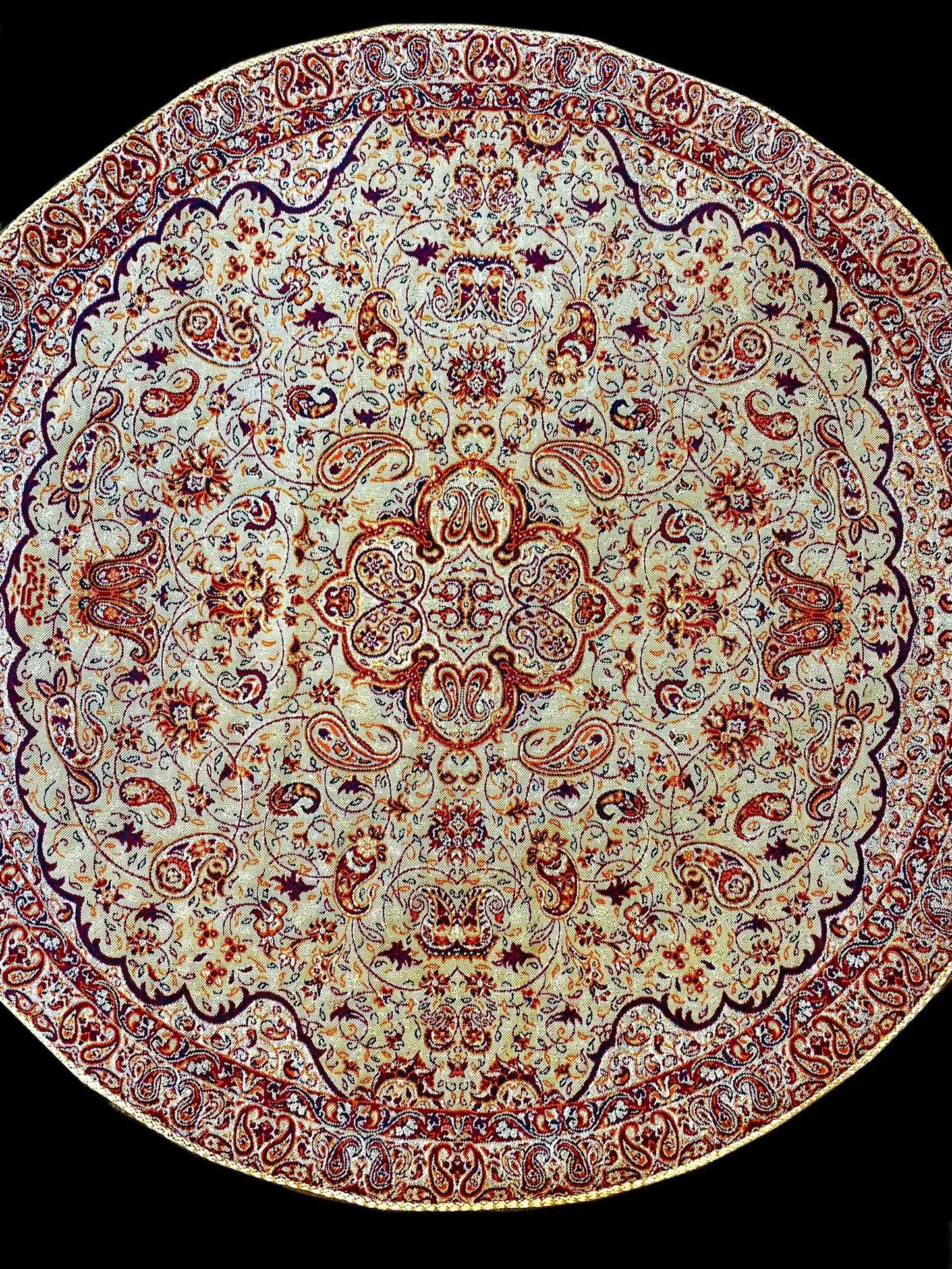 Handmade Small Round Termeh Tablecloths