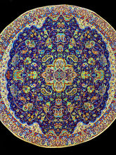 Load image into Gallery viewer, Handmade Small Round Termeh Tablecloths
