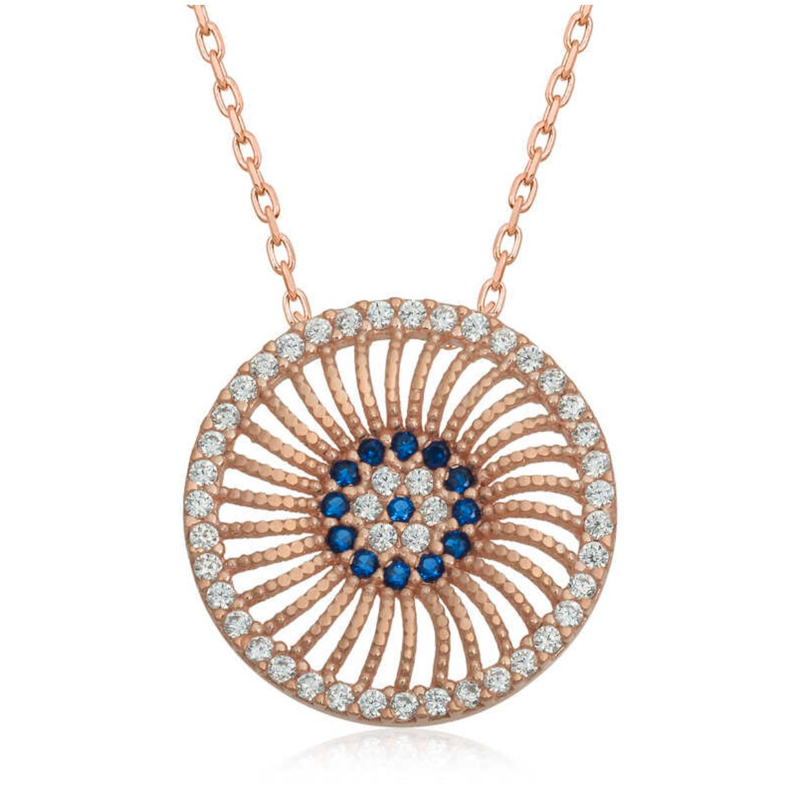 925 Sterling Silver Evil Eye Necklace