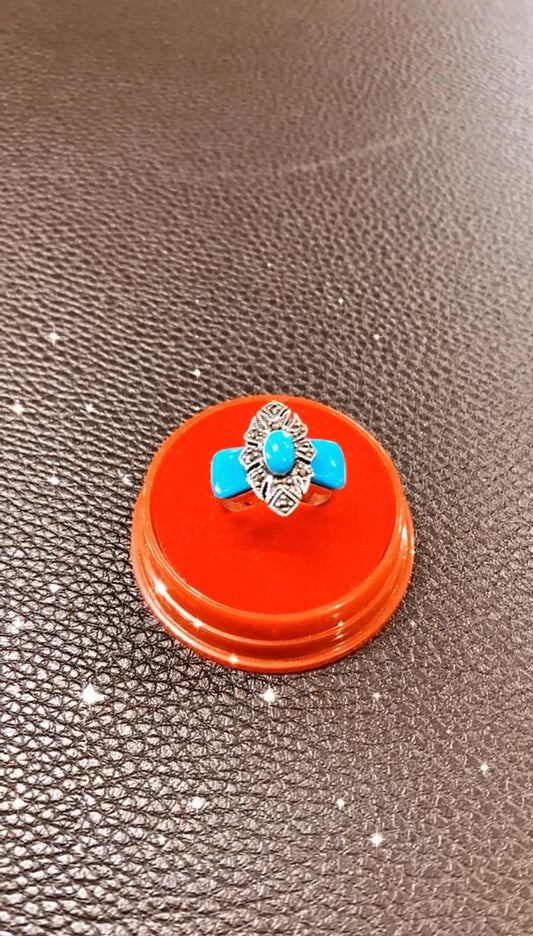 925 Sterling Silver Turquoise Rings For Women