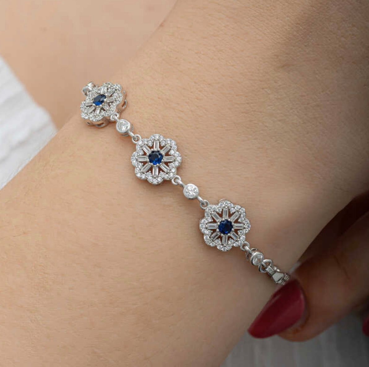 925 Sterling Silver Women Bracelets