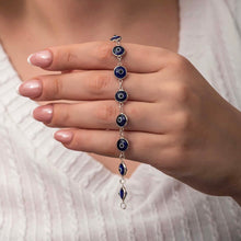 Load image into Gallery viewer, 925 Sterling Silver Evil Eye Bracelets
