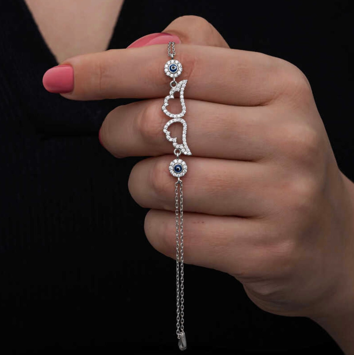 925 Sterling Silver Evil Eye Bracelets