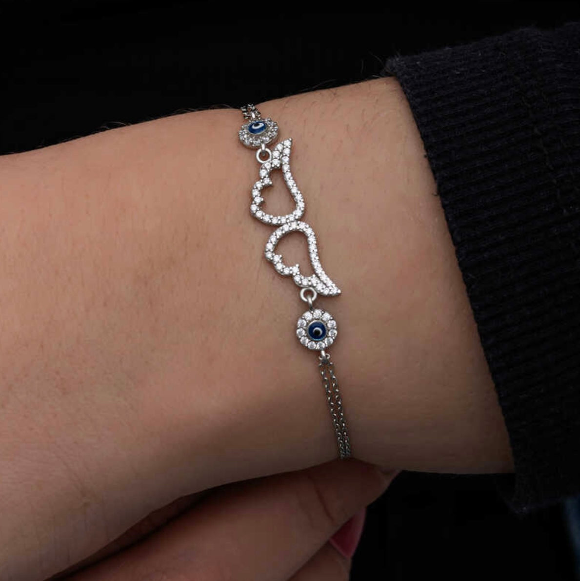 925 Sterling Silver Evil Eye Bracelets