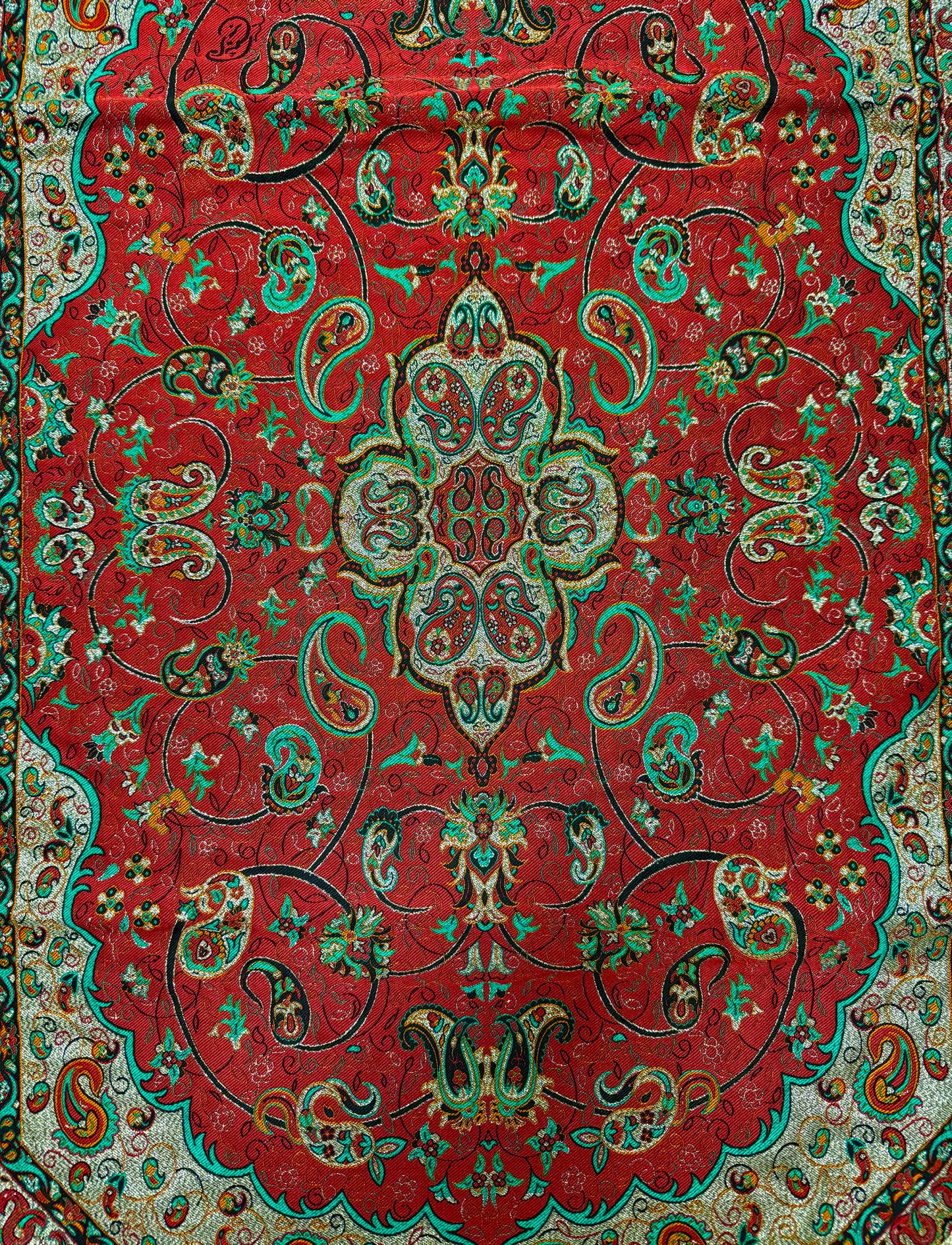 Handmade Termeh 3 Pieces Coffee Table Table Runner & Side Table Tablecloths