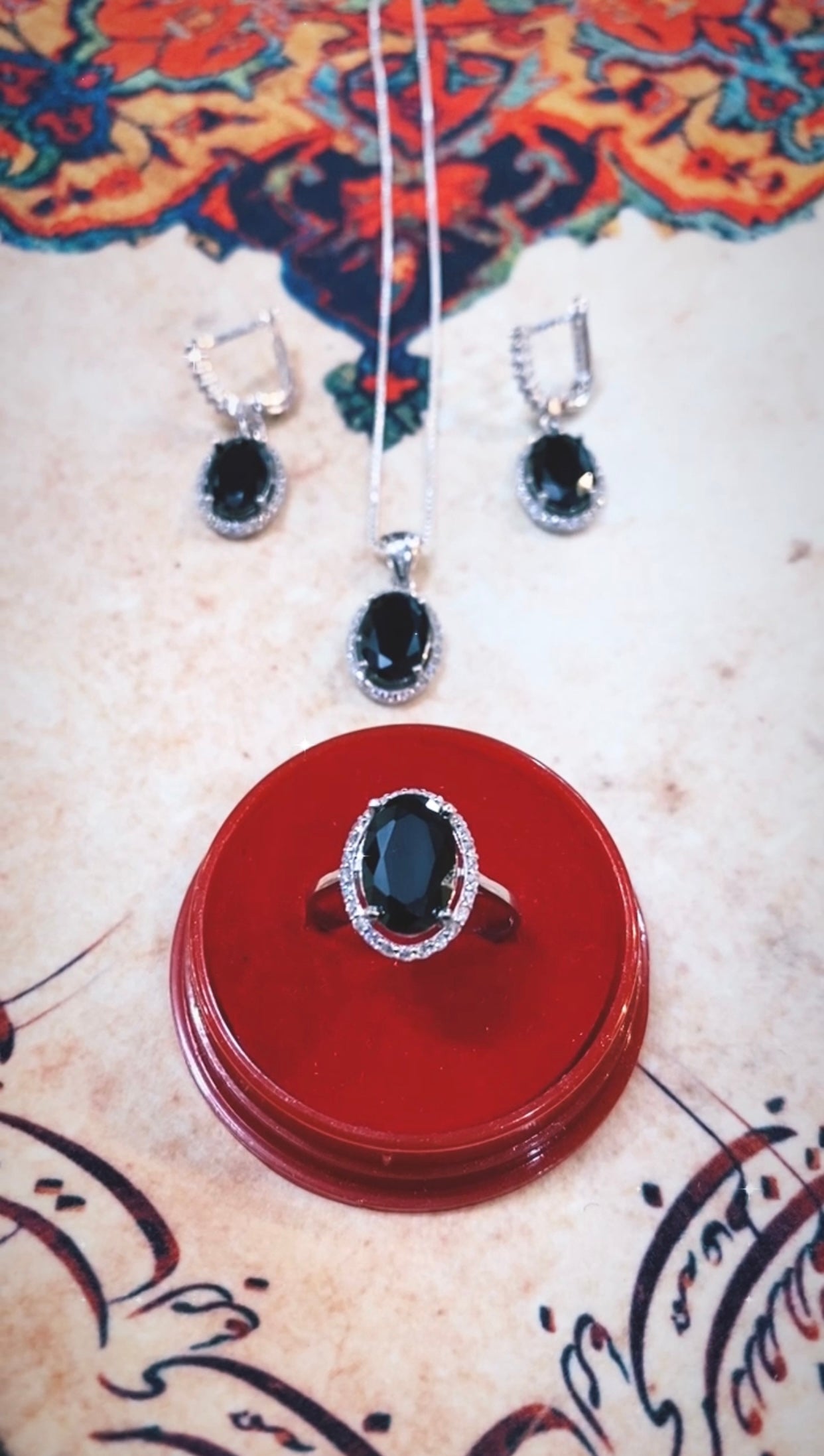 925 Sterling Silver Black Agate/Onyx sets