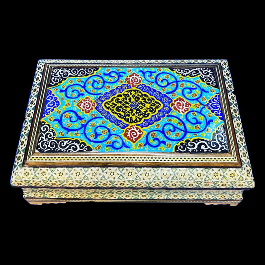 High Quality Handmade Inlaid Khatam Kari Boxes