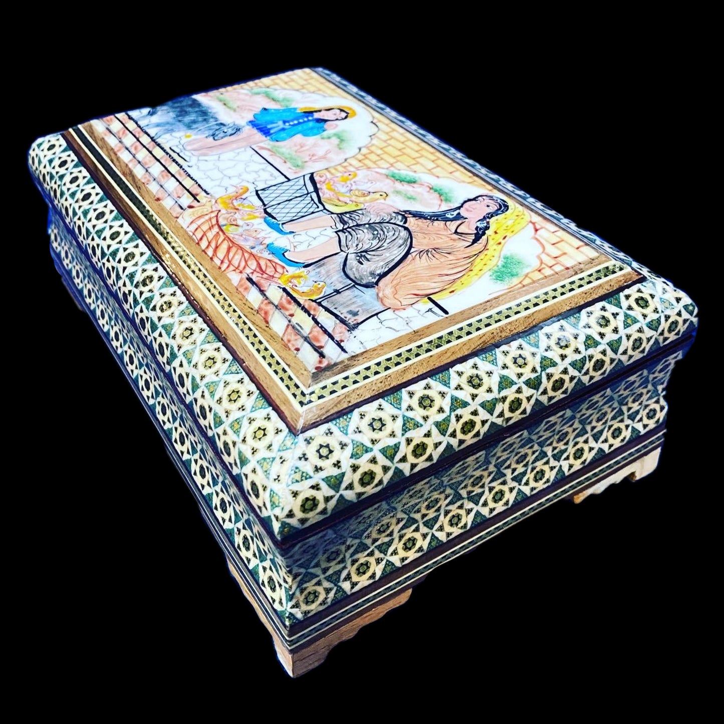 High Quality Handmade Inlaid Khatam Kari Boxes