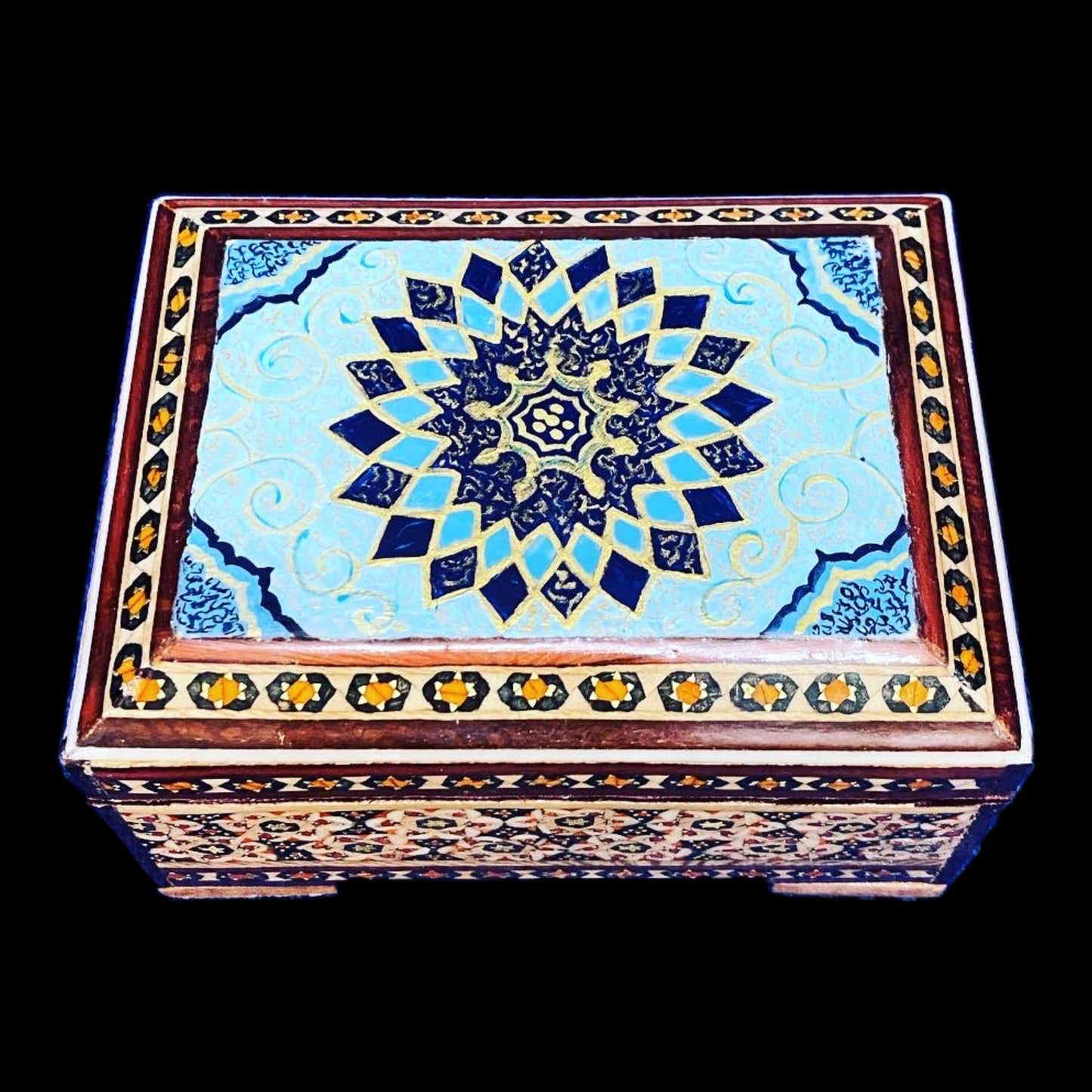Handmade inlaid Khatam Kari boxes