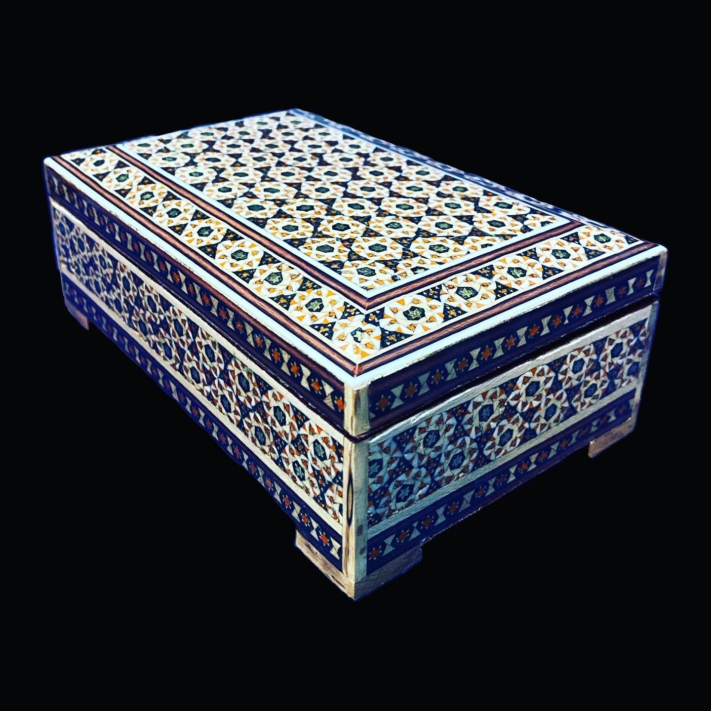 Handmade inlaid Khatam Kari boxes