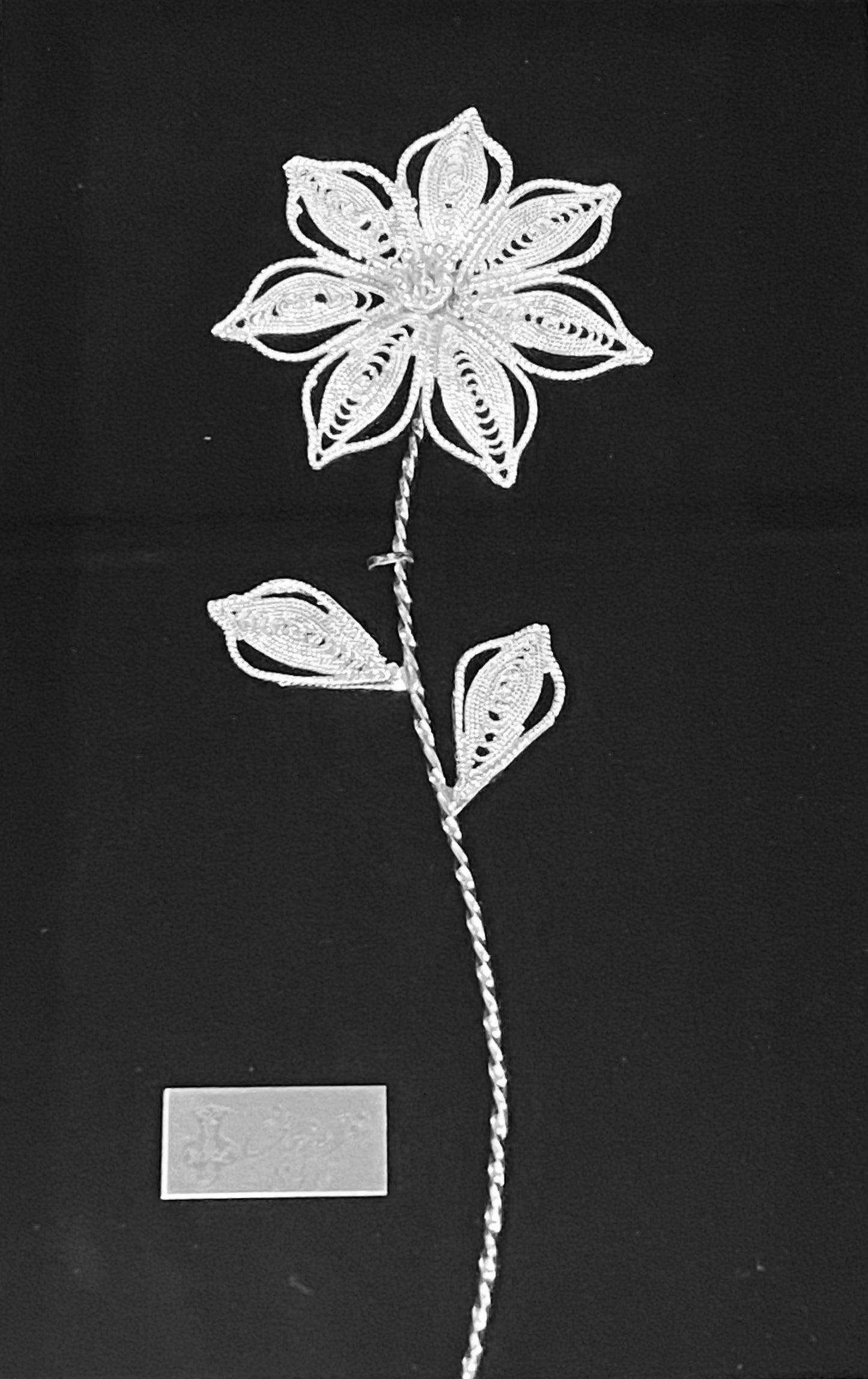 Handmade Filigree Silver Flower Frames
