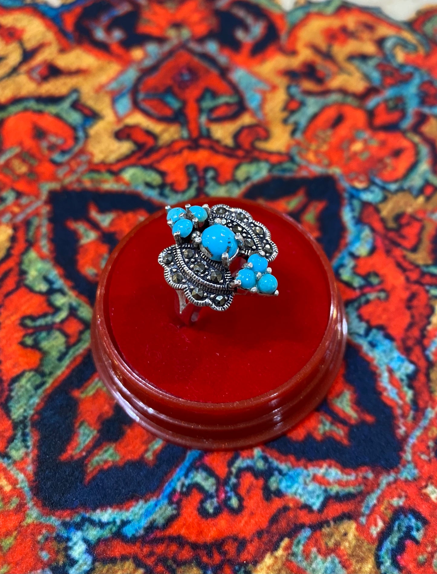 925 Sterling Silver Turquoise Rings For Women