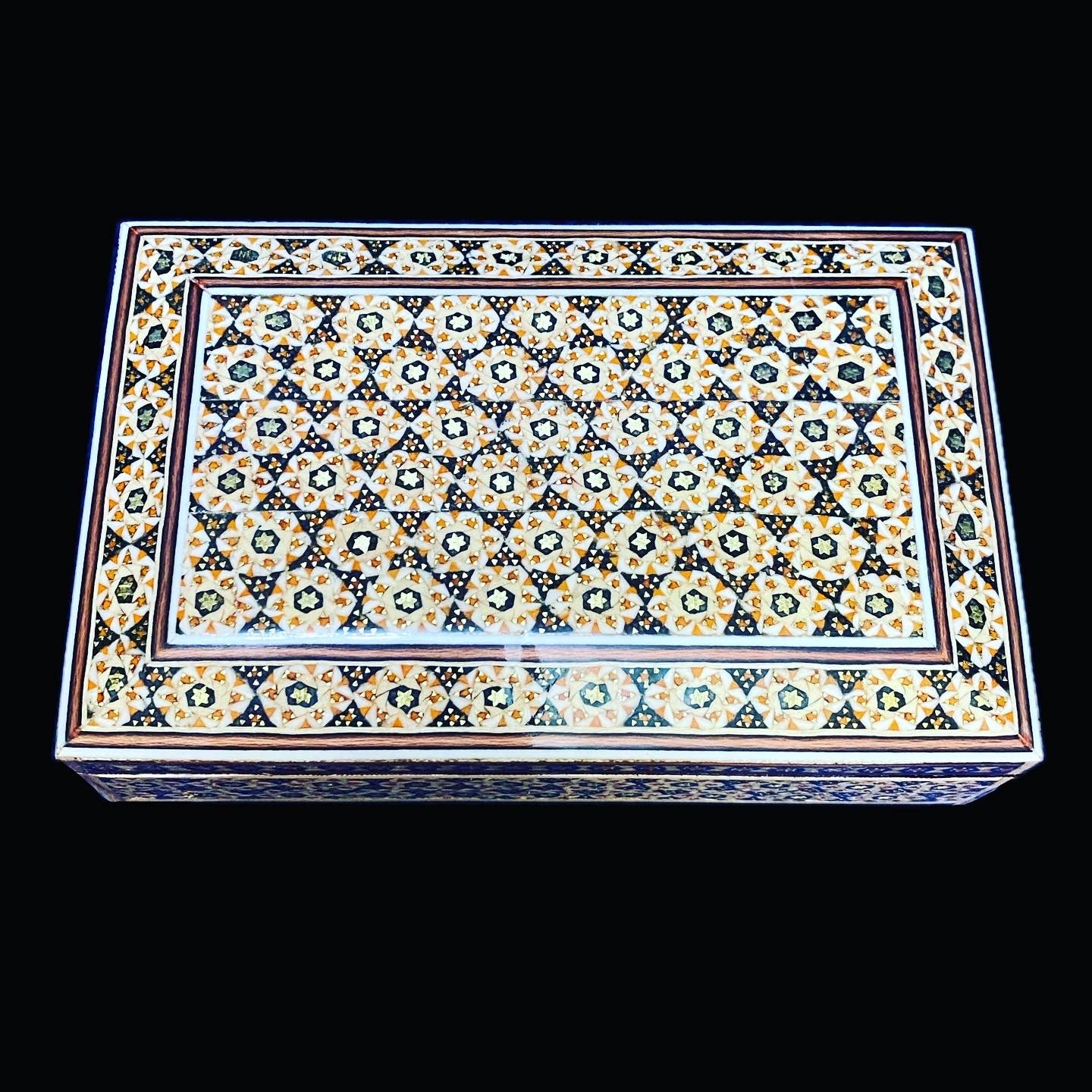 Handmade inlaid Khatam Kari boxes