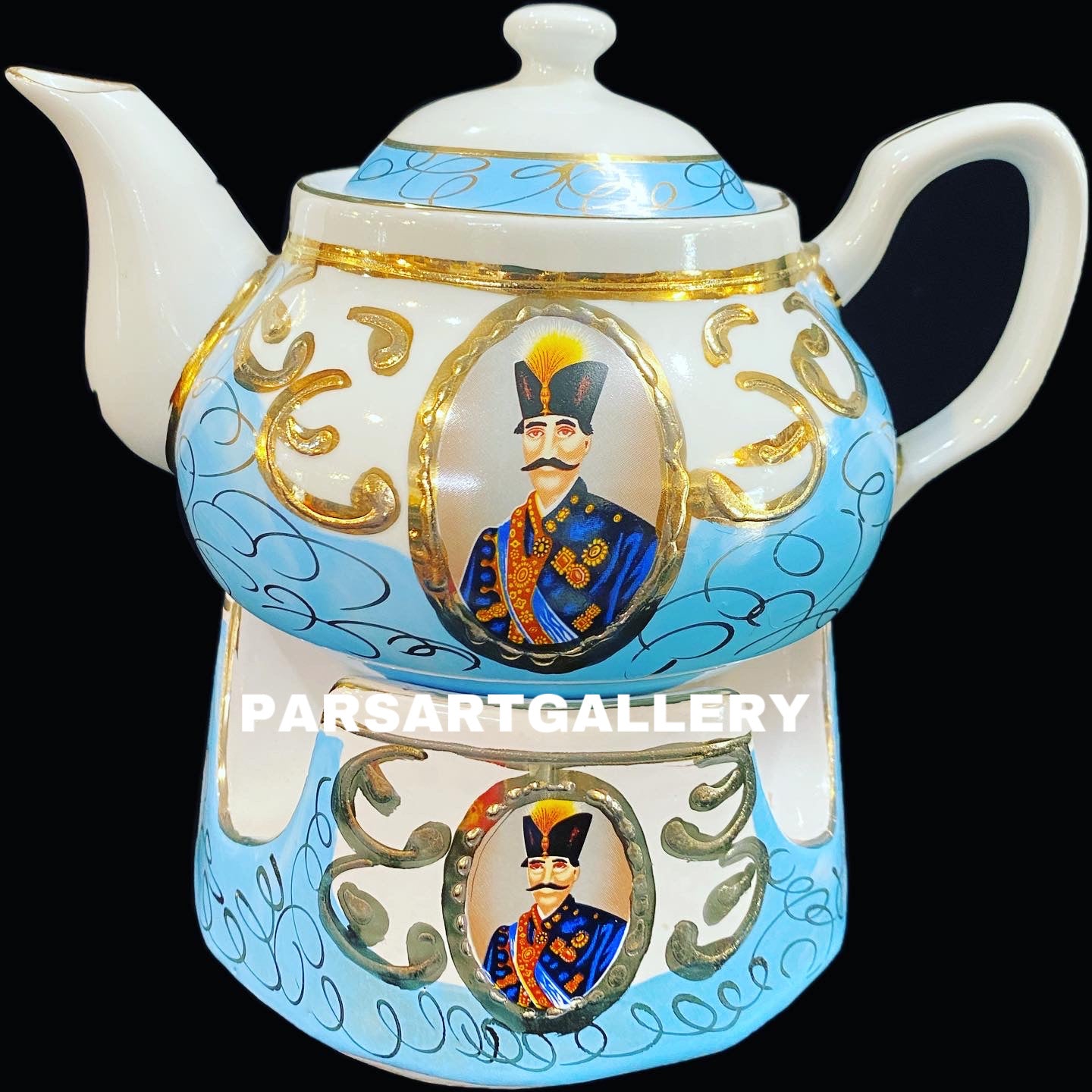Hand Painted & Gold Plated Tea Sets