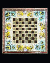 Load image into Gallery viewer, Handmade Inlaid Khatam Kari Backgammon, Chess &amp; Checkers Board
