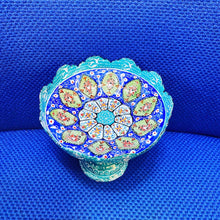 Load image into Gallery viewer, Hand Painted Enamel On Copper Mina Kari Bowl
