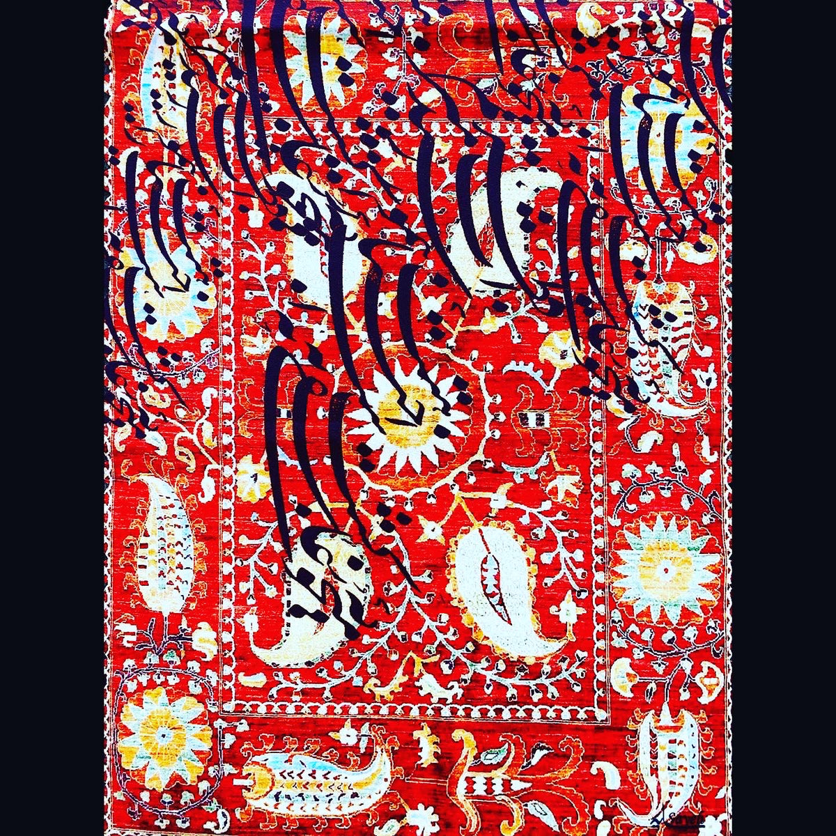 Farsi Calligraphy & Tile Design Persian Table Runners – Pars Art Gallery