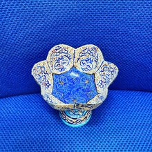 Load image into Gallery viewer, Hand Painted Enamel On Copper Mina Kari Bowl
