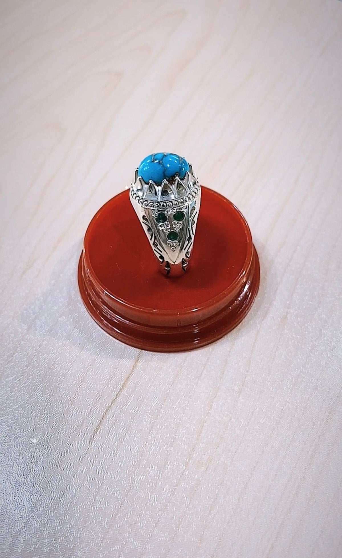 925 Sterling Silver Turquoise Rings For Men