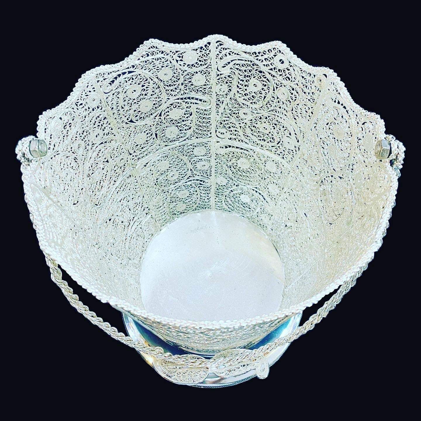 Handmade filigree dishes, cutlery holder,vases,tissue box, napkin holder & bucket