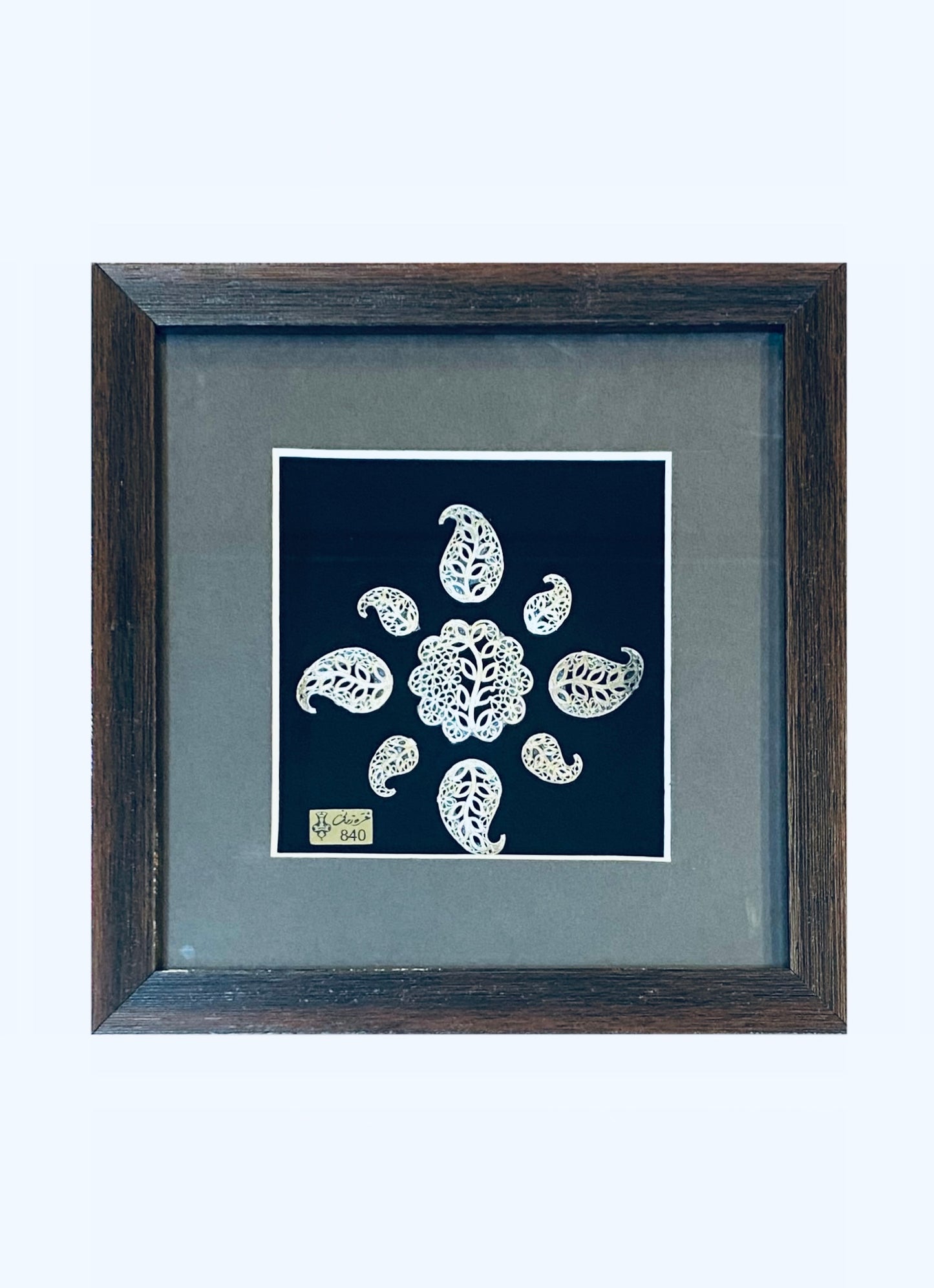Handmade Filigree Silver Flower Frames