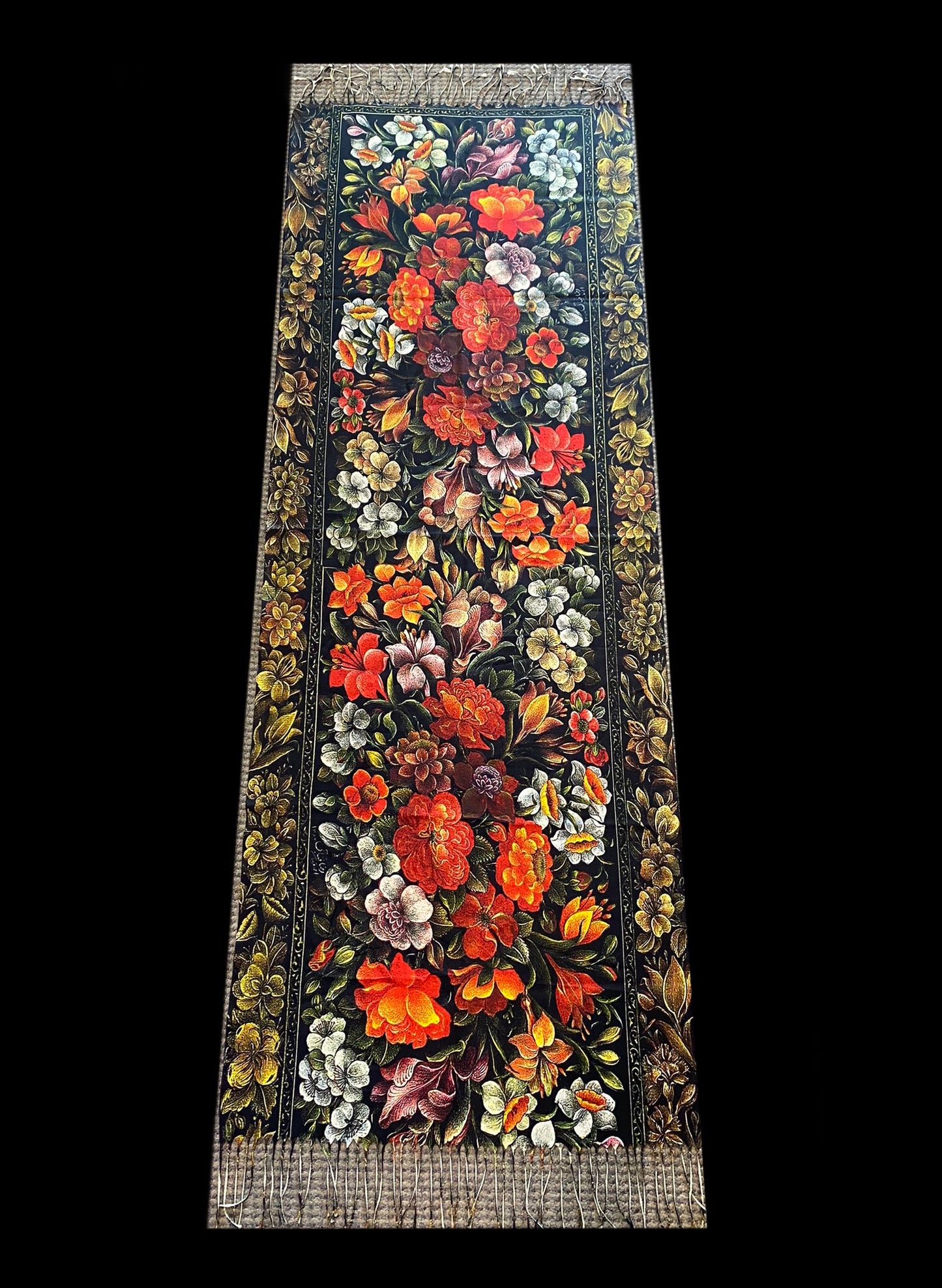 Persian Tile Style & Farsi Calligraphy Scarves
