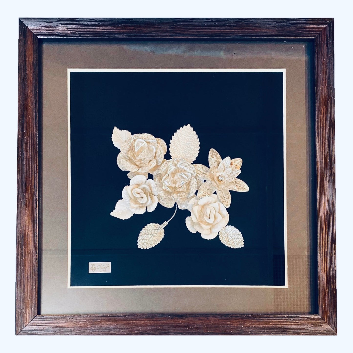 Handmade Filigree Silver Flower Frames