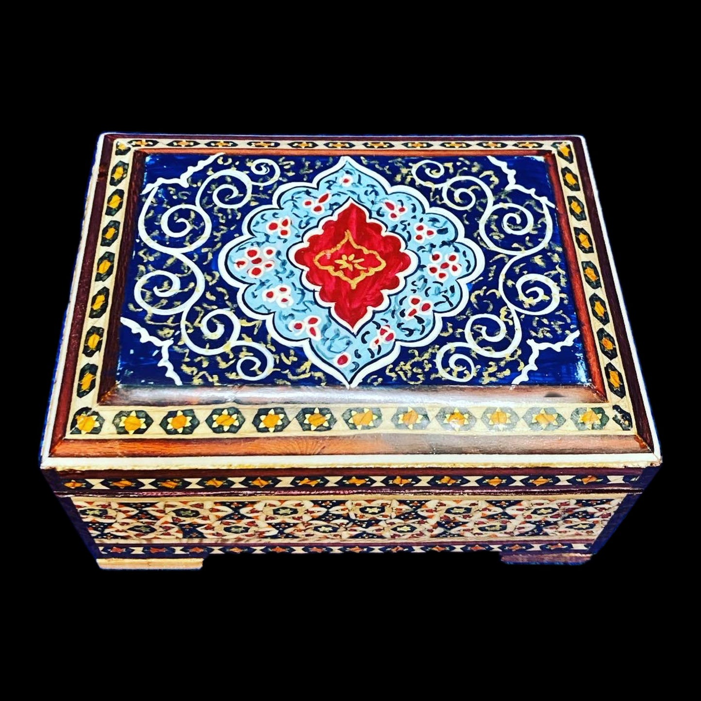 Handmade inlaid Khatam Kari boxes