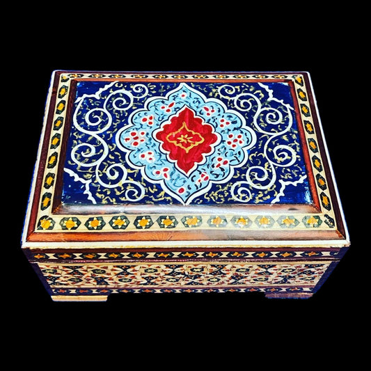 Handmade inlaid Khatam Kari boxes