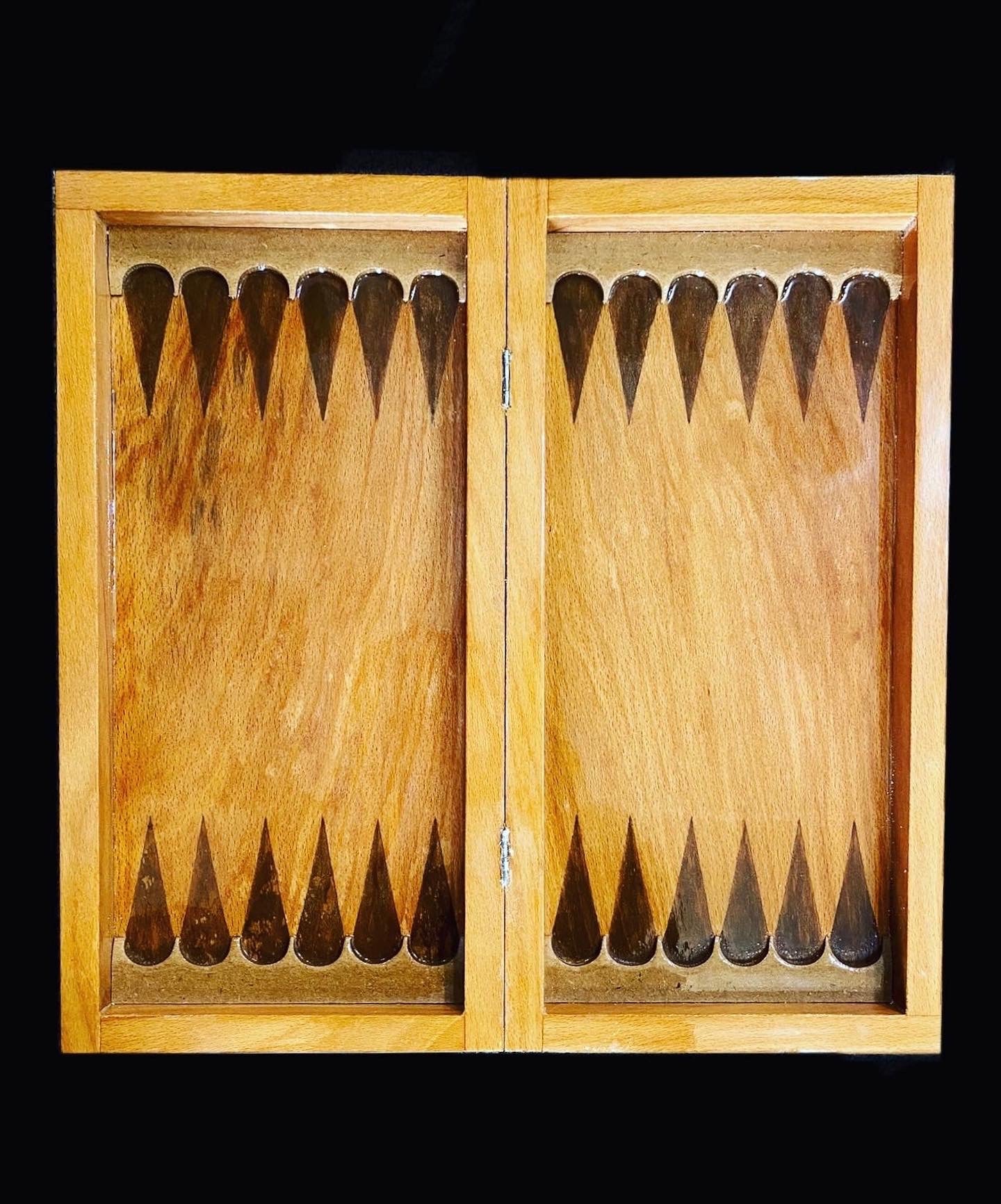 Handmade Inlaid Khatam Kari Backgammon, Chess & Checkers Board
