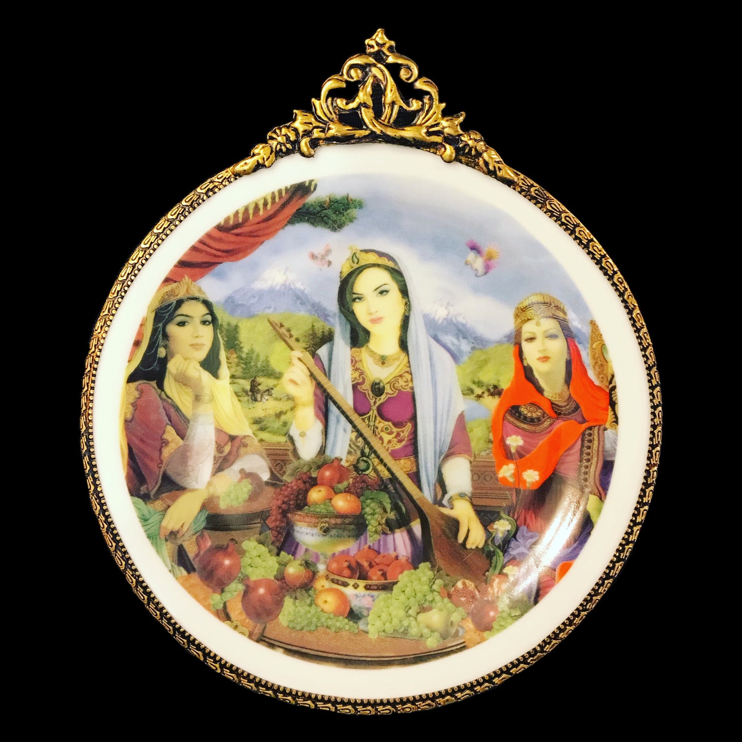 Wall Hanging Persian Miniature Plates