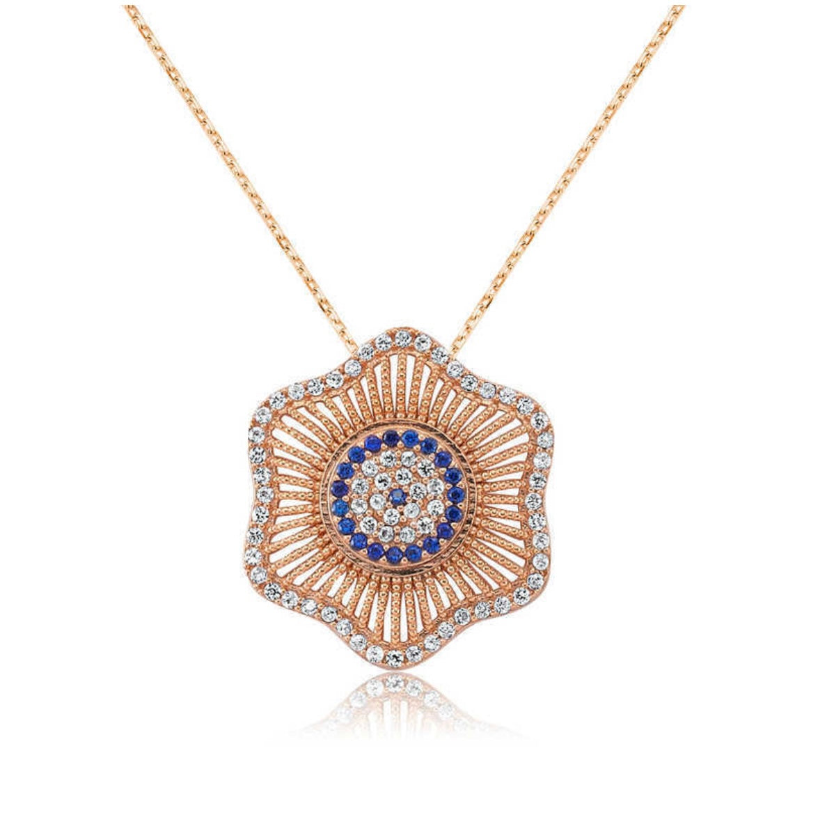 925 Sterling Silver Evil Eye Necklace